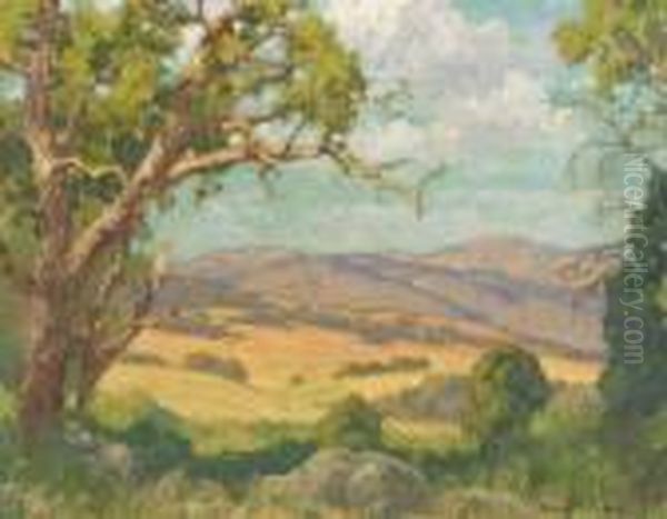 View To The Distant Hills Oil Painting by Maurice Braun