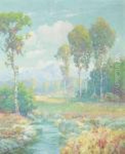 Springtime Oil Painting by Maurice Braun