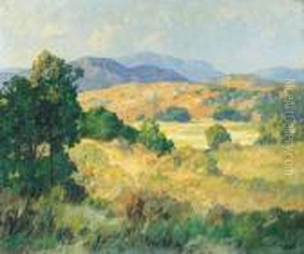 Hillside And Valley Oil Painting by Maurice Braun