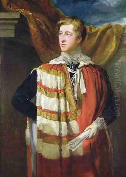 Portrait of William Spencer Cavendish Oil Painting by Sir George Hayter