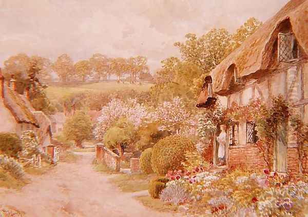 The Garden Path Oil Painting by Thomas H. Hunn