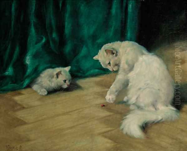 Playtime 2 Oil Painting by Arthur Heyer