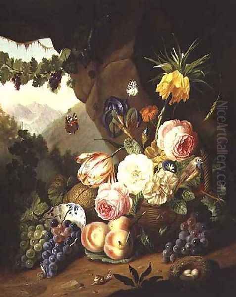 Still Life Oil Painting by Josef Holstayn