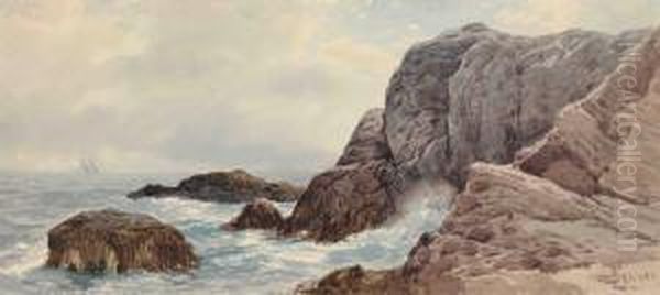 Rocky Beach Oil Painting by Alfred Thompson Bricher