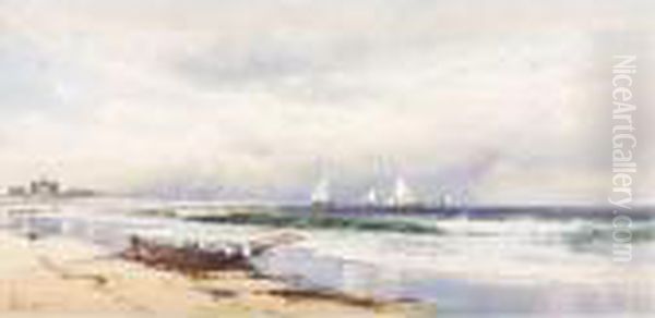 Monmouth Beach Oil Painting by Alfred Thompson Bricher