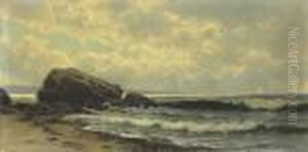 Coastal Scene Oil Painting by Alfred Thompson Bricher