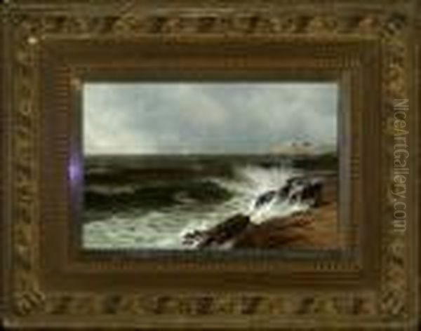 Stormy Day Oil Painting by Alfred Thompson Bricher