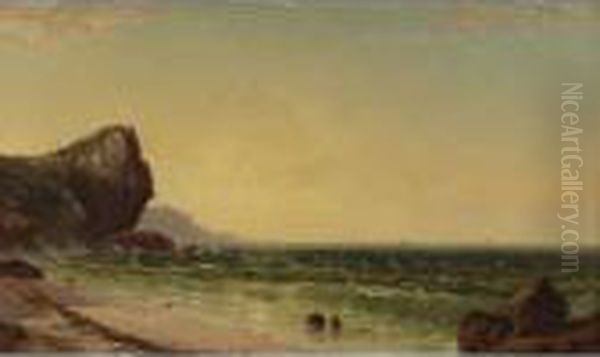 Rocky Coast Oil Painting by Alfred Thompson Bricher