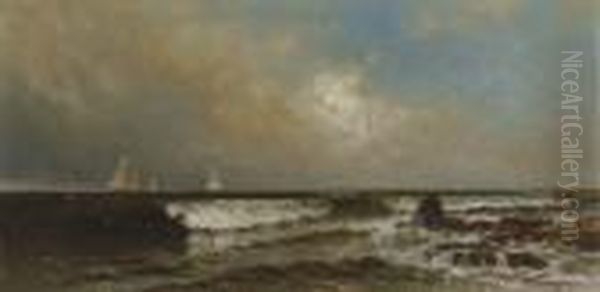 Incoming Tide, Narragansett Oil Painting by Alfred Thompson Bricher