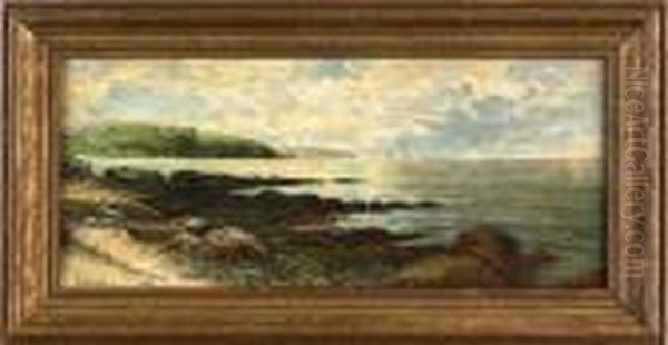 Coastal Scene Oil Painting by Alfred Thompson Bricher