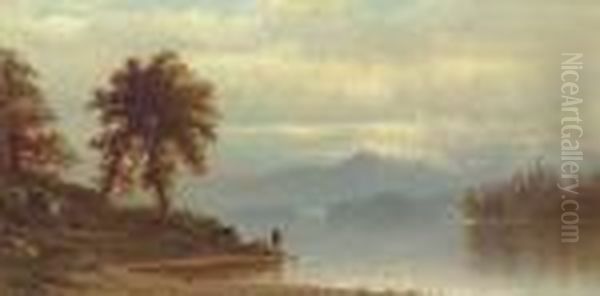 Lake George From Bolton Oil Painting by Alfred Thompson Bricher