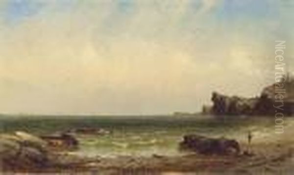 Coastal Scene Oil Painting by Alfred Thompson Bricher