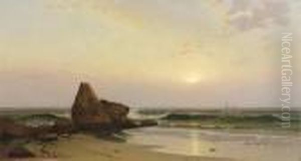 ''morning At Narragansett'' Oil Painting by Alfred Thompson Bricher