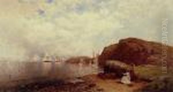 Coast Scene Oil Painting by Alfred Thompson Bricher