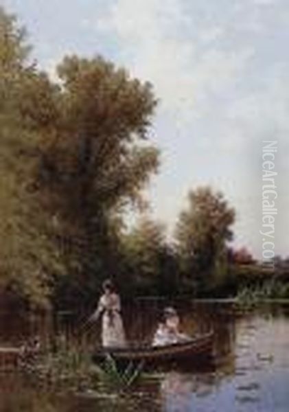 Boating In The Afternoon Oil Painting by Alfred Thompson Bricher