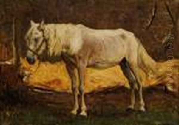 Cheval. Oil Painting by Frederick Arthur Bridgman