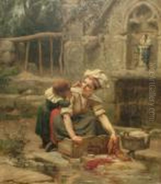 Hors Concours Calineries Oil Painting by Frederick Arthur Bridgman