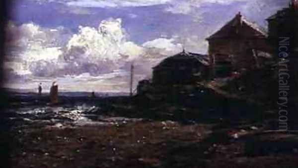 Coastal View Oil Painting by Edwin Hayes