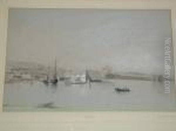 Woodbridge Oil Painting by Henry Bright