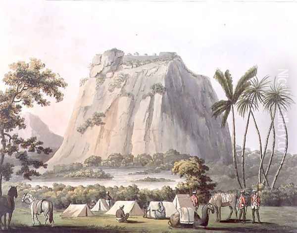 North View of Shole Ghurry Oil Painting by Hunter, Lieutenant James