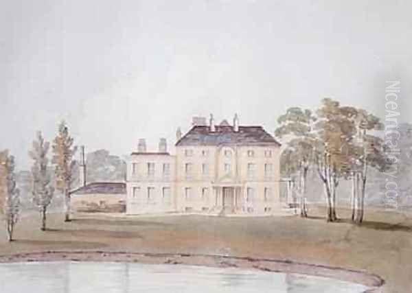 Clarence Lodge Roehampton Oil Painting by John Hassell