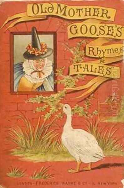 Front cover of Old Mother Gooses Rhymes and Tales Oil Painting by Constance Haslewood