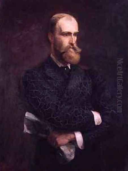 Portrait of Charles Stewart Parnell 1846-91 Oil Painting by Sydney Prior Hall