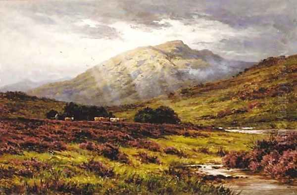 Ben Cruachan from Inverlochy, Argyllshire Oil Painting by H.D. Hillier