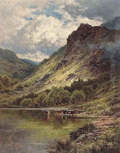 Loch Venachar, Perthshire Oil Painting by H.D. Hillier