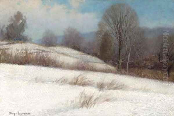 Winter Fields Oil Painting by Lowell Birge Harrison