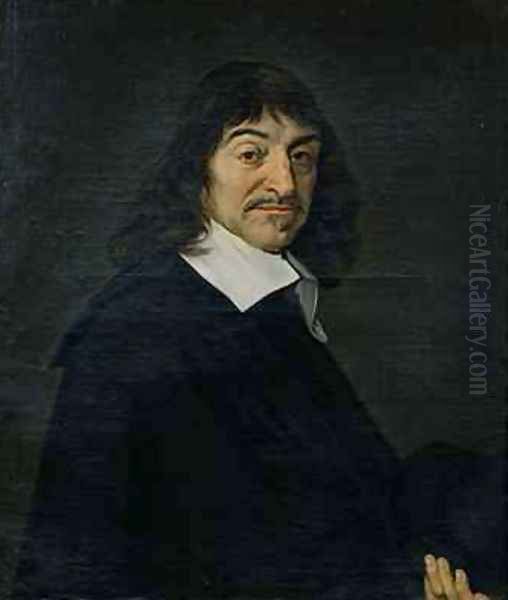 Portrait of Rene Descartes 1596-1650 Oil Painting by Frans Hals