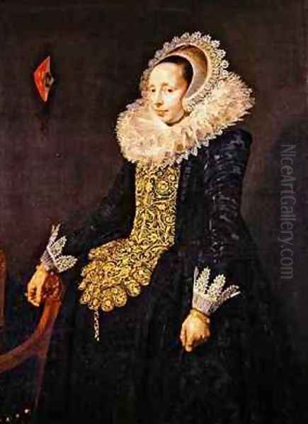 Catarina Both van der Eem Oil Painting by Frans Hals