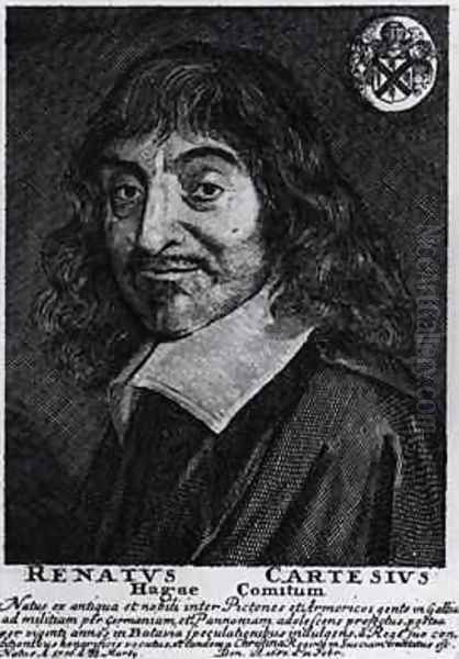 Portrait of Rene Descartes 1596-1650 2 Oil Painting by Frans Hals