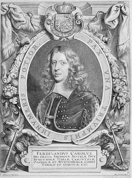 Ferdinand III 1608-57 Archduke of Austria Holy Roman Emperor 1637-57 Oil Painting by Anselmus van Hulle