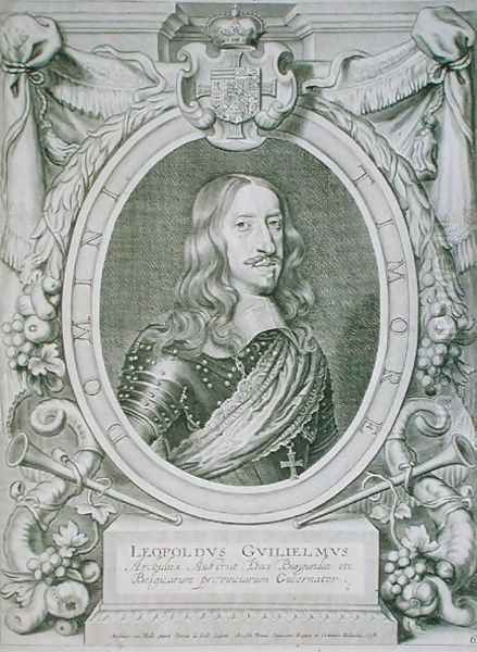 Leopold I 1640-1708 Oil Painting by Anselmus van Hulle