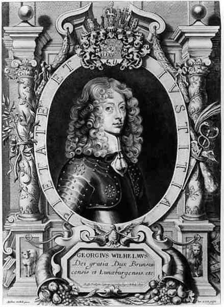 Portrait of George Wilhelm Elector of Brandenburg 1595-1640 Oil Painting by Anselmus van Hulle