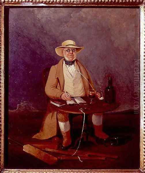 The Scorer William Davies of Brighton Oil Painting by Thomas Henwood