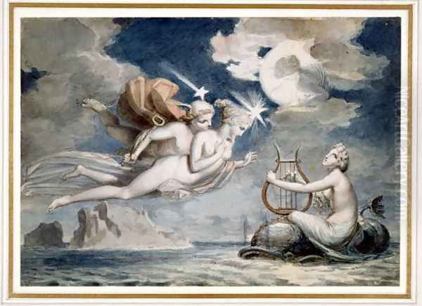 The Rising of the Pleiades Oil Painting by Henry Howard