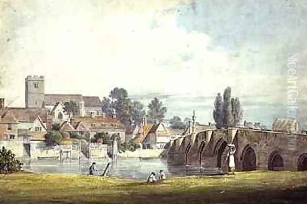 Aylesford Oil Painting by James Duffield Harding