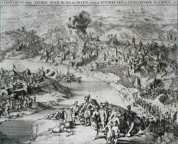 The Siege of Buda in 1541 Oil Painting by Romeyn de Hooghe