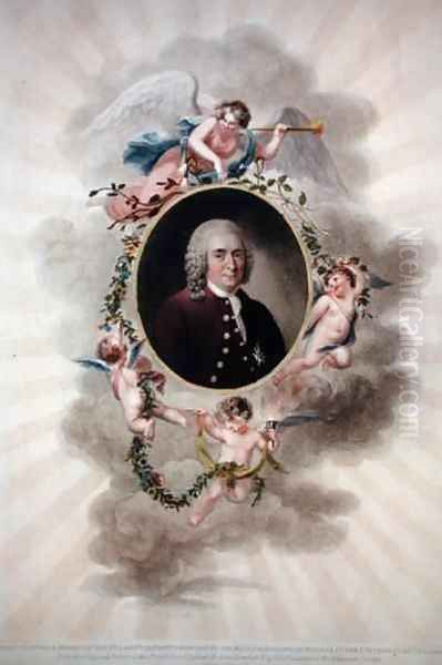 Carolus Linnaeus 1707-78 Knight of the Polar Star First Physician to the King Professor of Botany in the University at Upsal Oil Painting by Hollman