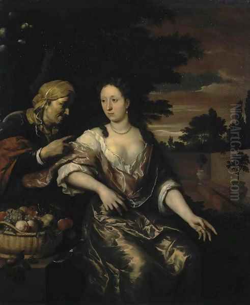 Vertumnus and Pomona Oil Painting by Gerard Hoet