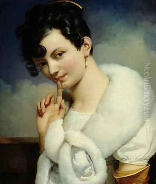 Portrait of a Woman 2 Oil Painting by Thomas Henry