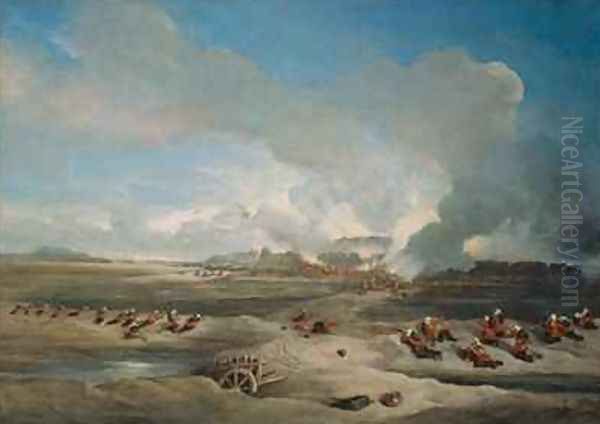 The Storming and Capture of the North Fort Peiho Oil Painting by Hardinge, Charles Stewart