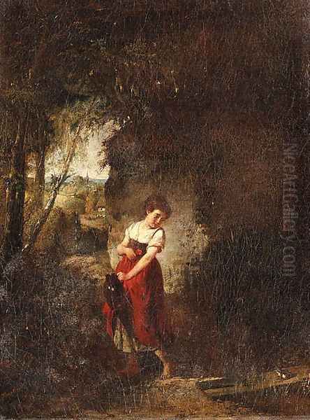 Friend of the forest Oil Painting by Eduard Heinel