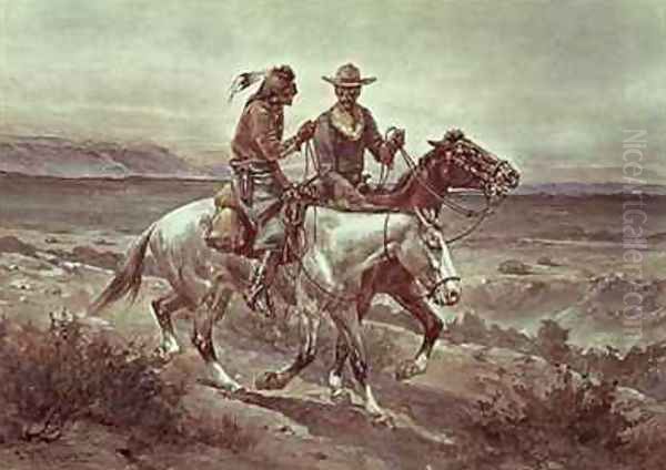 Questionable Companions Oil Painting by Henry W. Hansen