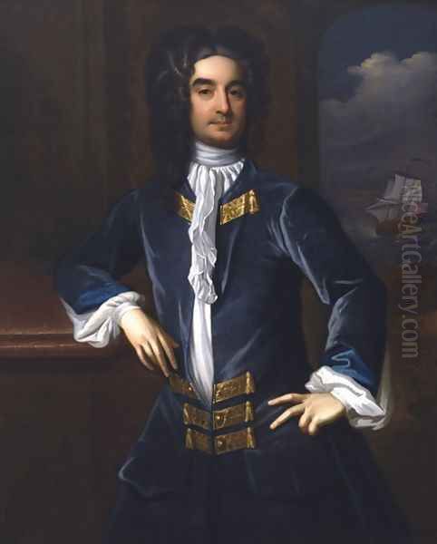 William Byrd II Oil Painting by Hans Hysing