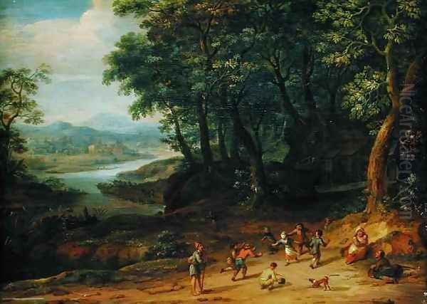 Landscape Oil Painting by Johann Holst