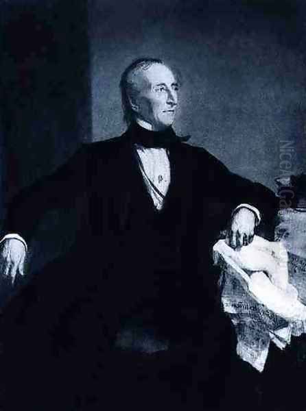 John Tyler 10th President of the United States of America Oil Painting by George Peter Alexander Healy