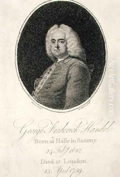 George Frederick Handel 1685-1759 2 Oil Painting by Thomas Hudson